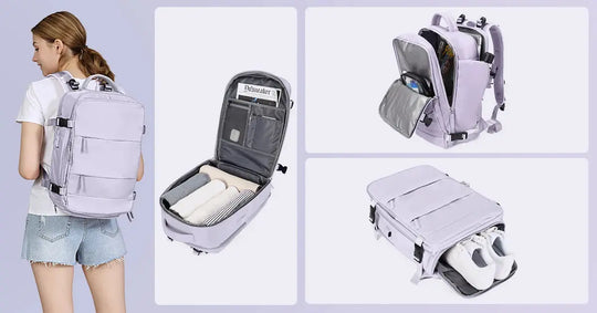 Sac à dos de voyage pour femmes, sac à dos à main, sac à dos pour ordinateur portable approuvé par TSA, sacoche d'infirmière universitaire, sac à dos de week-end décontracté MedSurgery Store For Digital Health