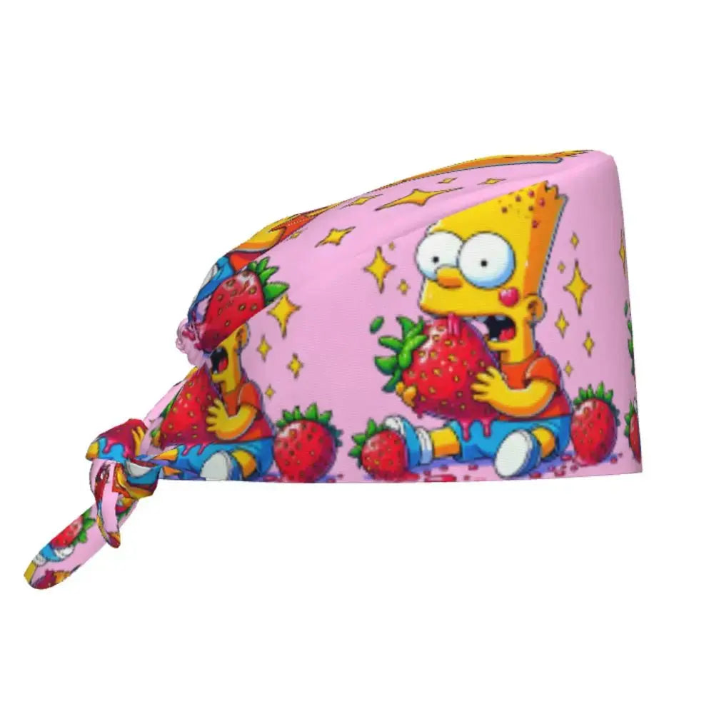 Casquette de travail réglable personnalisée avec explosion de cerveau, casquette chirurgicale des Simpsons, casquette chirurgicale pour infirmier, médecin, chirurgien, pour Chef MedSurgery Store For Digital Health