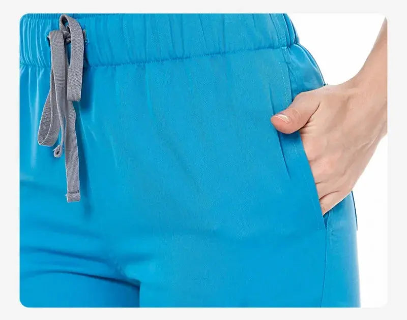 Haut de travail, uniforme de médecin et d'infirmière, pantalon uni avec plus de poches, pantalon dentaire, blouse unisexe, ensemble de 3 pièces CJdropshipping