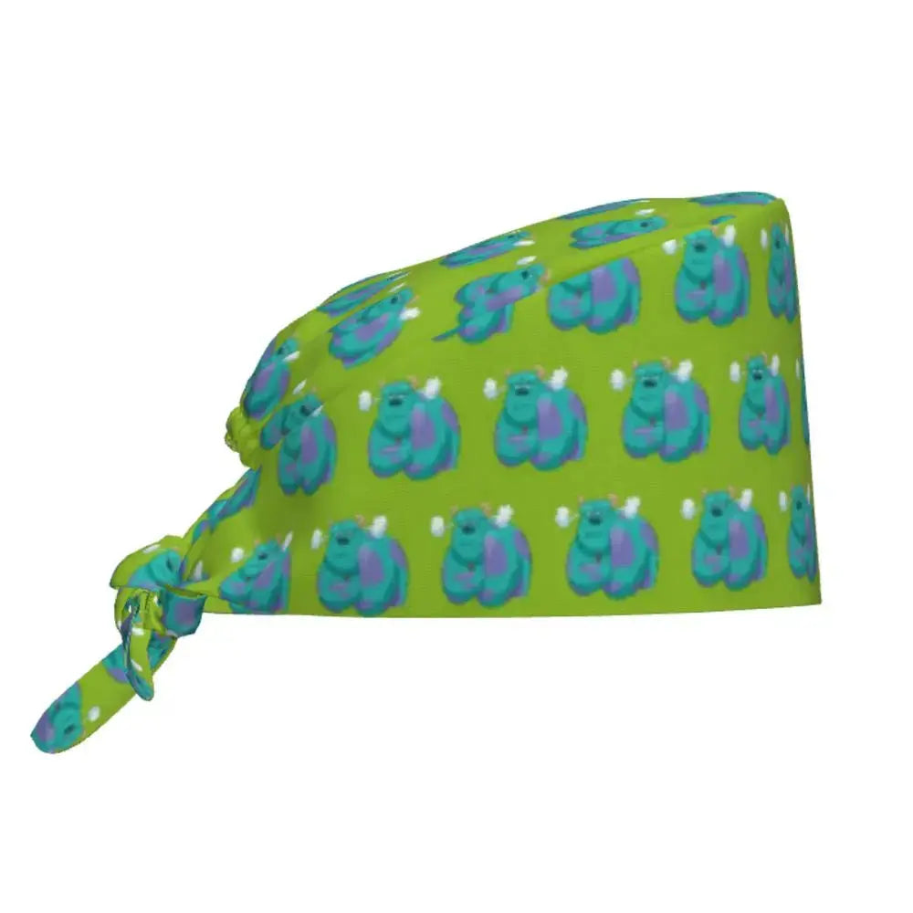 Casquette de travail réglable personnalisée avec dessin animé Monsters University, casquette chirurgicale pour hommes et femmes, casquette chirurgicale pour infirmières, médecins et chirurgiens MedSurgery Store For Digital Health