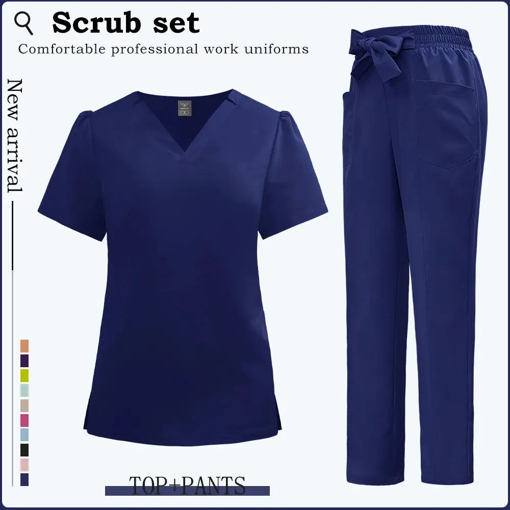 Vêtements de travail à manches courtes pour les cliniques, blouses pour femmes, blouses d'hôpital, combinaisons pour dentistes, accessoires pour infirmières CJdropshipping