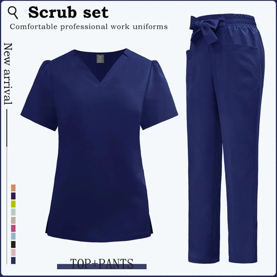 Vêtements de travail à manches courtes pour les cliniques, blouses pour femmes, blouses d'hôpital, combinaisons pour dentistes, accessoires pour infirmières CJdropshipping