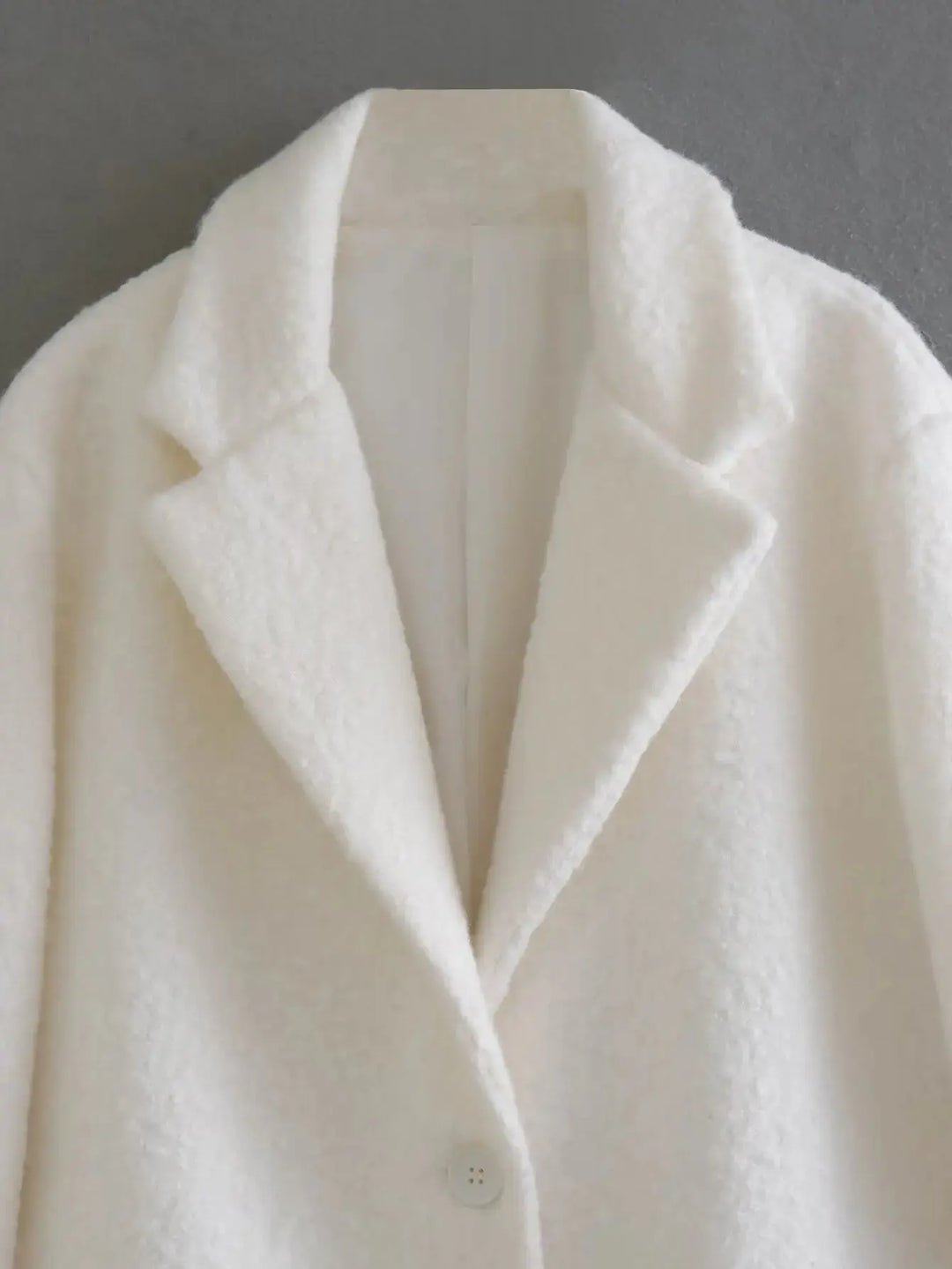 2025 Veste longue en laine pour femme Automne Hiver Manteau en cachemire Longueur moyenne Mélange de laine Manches longues Elégant Vêtements à une seule poitrine MedSurgery Store For Digital Health