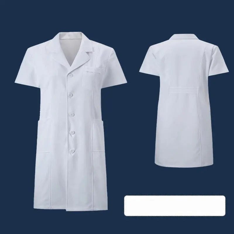 Blouse blanche, vêtements expérimentaux pour étudiants universitaires, vêtements médicaux à manches longues pour hommes et femmes, chimie et médecine à manches courtes MedSurgery Store For Digital Health