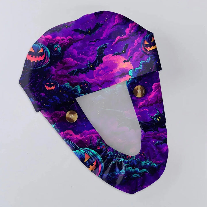 Casquette unisexe de médecin ou d'infirmier avec imprimé Halloween - Casquette de médecin avec imprimé pour le travail médical. Style décontracté en coton, confortable et élégant. CJdropshipping