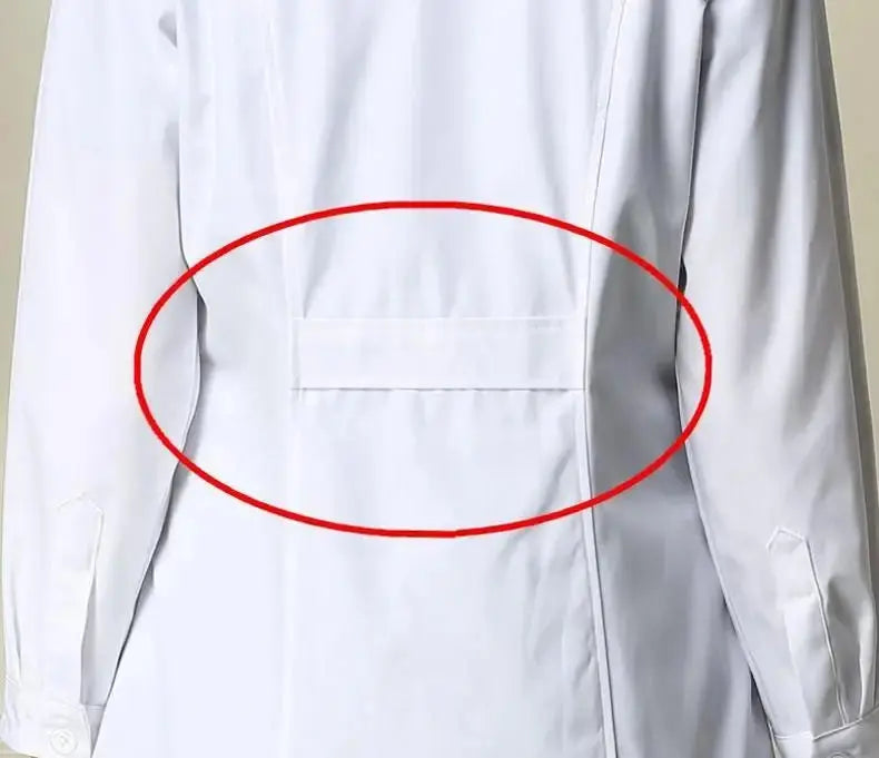 Blouse de laboratoire blanche, uniforme de médecin à manches longues, uniforme d'isolation pour homme, uniforme de laboratoire, uniforme de travail pour infirmière et étudiante MedSurgery Store For Digital Health