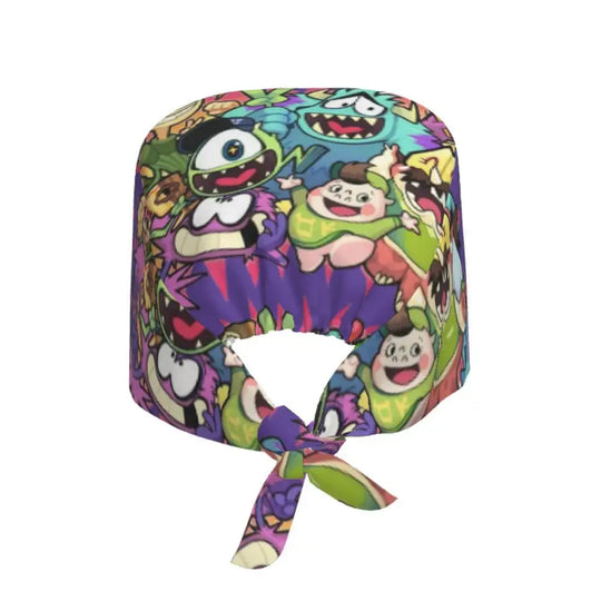 Casquette de travail réglable personnalisée avec dessin animé Monsters University, casquette chirurgicale pour hommes et femmes, casquette chirurgicale pour infirmières, médecins et chirurgiens MedSurgery Store For Digital Health
