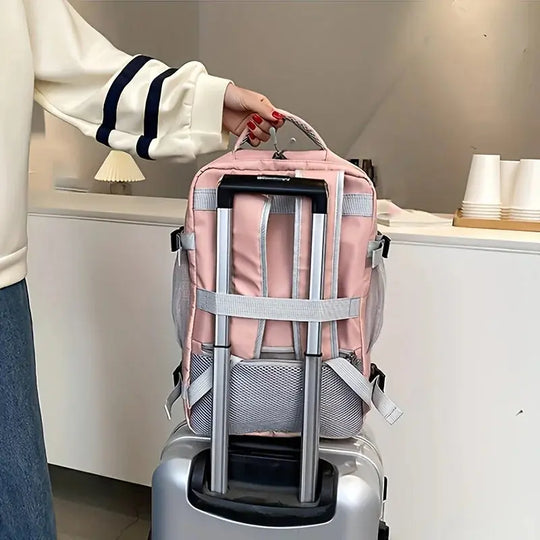 Sac à dos de voyage de grande capacité pour femmes, multifonctionnel, rangement pour chaussures, multicouche, séparation sèche et humide, imperméable MedSurgery Store For Digital Health