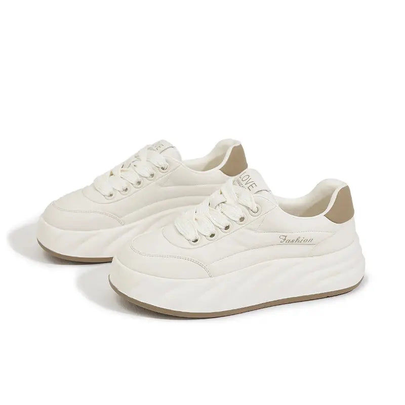 Chaussures blanches pour femmes 2025, nouvelles baskets plates, style coréen, sport décontracté, chaussures à pain polyvalentes MedSurgery Store For Digital Health