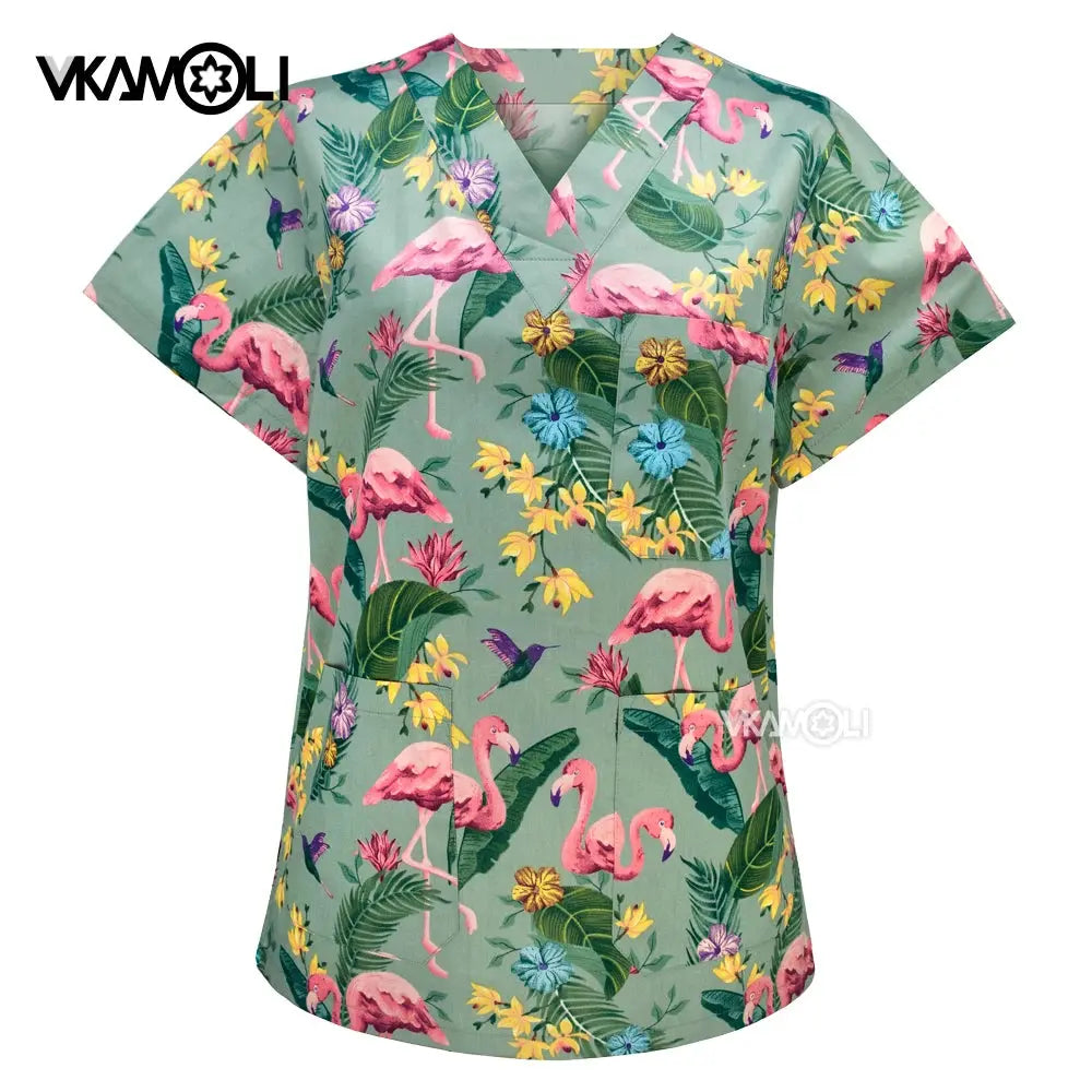 Uniformes pour cliniques vétérinaires, vêtements de travail pour femmes, combinaisons médicales, hauts exfoliants, chemises exfoliantes CJdropshipping