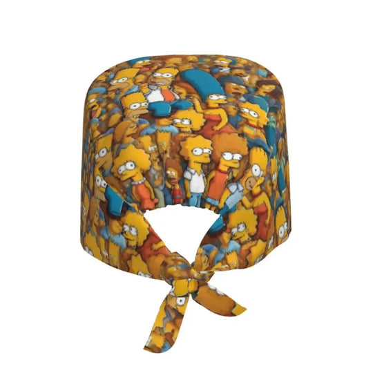 Casquette de travail réglable personnalisée avec explosion de cerveau, casquette chirurgicale des Simpsons, casquette chirurgicale pour infirmier, médecin, chirurgien, pour Chef MedSurgery Store For Digital Health