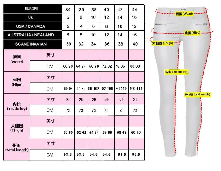 Pantalon taille basse pour femme, pantalon élastique moulant avec double fermeture éclair, pantalon en faux cuir blanc pour femme MedSurgery Store For Digital Health
