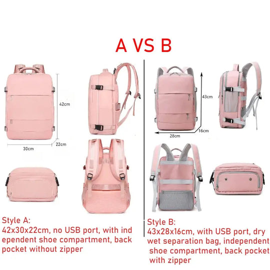 Sac à dos de voyage pour femme, sac à main, sac à dos pour ordinateur portable TSA, sacoche d'infirmière approuvée pour les vols, sac à dos de week-end décontracté MedSurgery Store For Digital Health