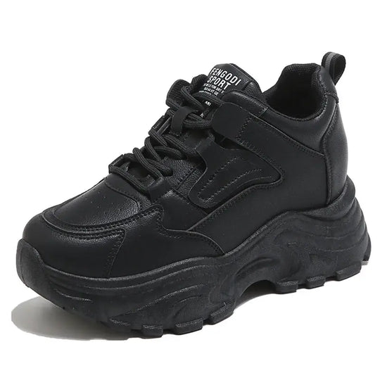 Baskets blanches à plateforme, chaussures vulcanisées à lacets à fond épais, cuir Pu, respirant, printemps 2024 MedSurgery Store For Digital Health