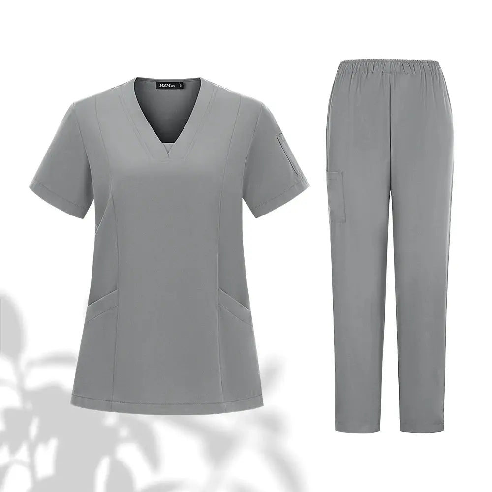 Ensemble d'uniformes médicaux pour hommes et femmes, vêtements de travail pour médecins, infirmières, cliniques dentaires, salons de beauté CJdropshipping