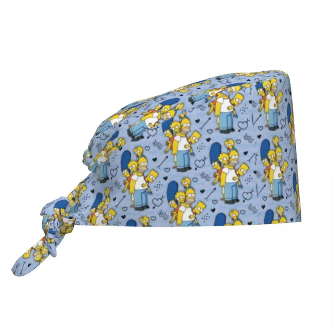 Casquette de travail réglable personnalisée avec explosion de cerveau, casquette chirurgicale des Simpsons, casquette chirurgicale pour infirmier, médecin, chirurgien, pour Chef MedSurgery Store For Digital Health