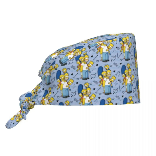 Casquette de travail réglable personnalisée avec explosion de cerveau, casquette chirurgicale des Simpsons, casquette chirurgicale pour infirmier, médecin, chirurgien, pour Chef MedSurgery Store For Digital Health