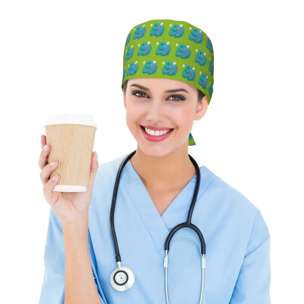 Casquette de travail réglable personnalisée avec dessin animé Monsters University, casquette chirurgicale pour hommes et femmes, casquette chirurgicale pour infirmières, médecins et chirurgiens MedSurgery Store For Digital Health