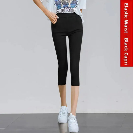 Leggings fins blancs taille haute pour femmes, plonnings adeazant d'été dix-huit, plonnings petit pied sie... MedSurgery Store pour la santé numérique