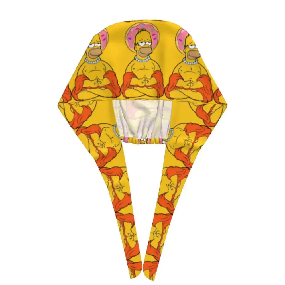 Personnalisé The Simpsons Cartoon Staff Medical Scrubs Hat Men Women Medical Nursing Surgical Scrub Caps MedSurgery Store For Digital Health