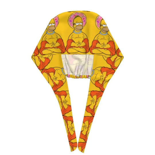 Personnalisé The Simpsons Cartoon Staff Medical Scrubs Hat Men Women Medical Nursing Surgical Scrub Caps MedSurgery Store For Digital Health