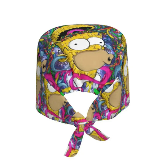 Casquette de travail réglable personnalisée avec explosion de cerveau, casquette chirurgicale des Simpsons, casquette chirurgicale pour infirmier, médecin, chirurgien, pour Chef MedSurgery Store For Digital Health
