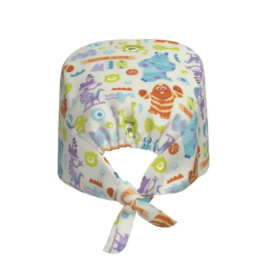 Casquette de travail réglable personnalisée avec dessin animé Monsters University, casquette chirurgicale pour hommes et femmes, casquette chirurgicale pour infirmières, médecins et chirurgiens MedSurgery Store For Digital Health