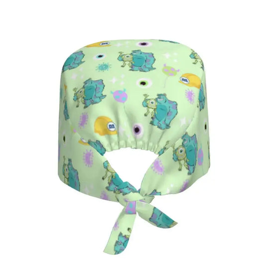 Casquette de travail réglable personnalisée avec dessin animé Monsters University, casquette chirurgicale pour hommes et femmes, casquette chirurgicale pour infirmières, médecins et chirurgiens MedSurgery Store For Digital Health