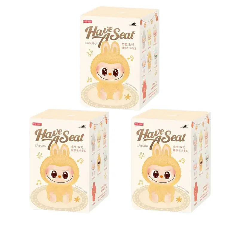 POP MART Les monstres ont un siège Porte-clés avec pendentif peluche vinyle boîte aveugle jouets boîte mystère MedSurgery Store For Digital Health