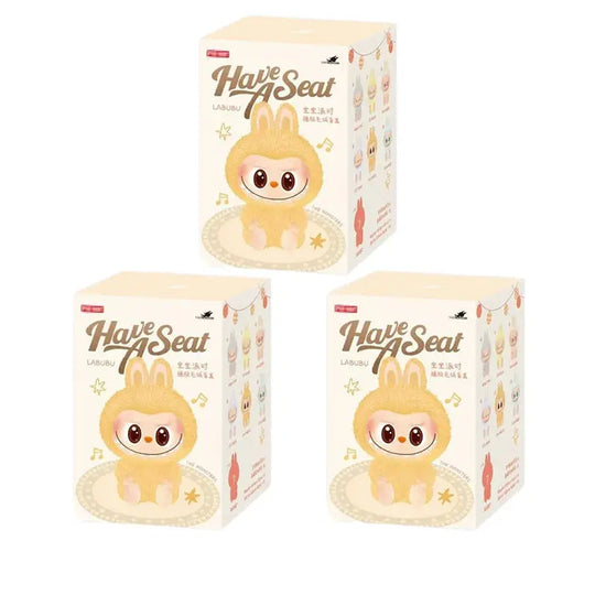 POP MART Les monstres ont un siège Porte-clés avec pendentif peluche vinyle boîte aveugle jouets boîte mystère MedSurgery Store For Digital Health