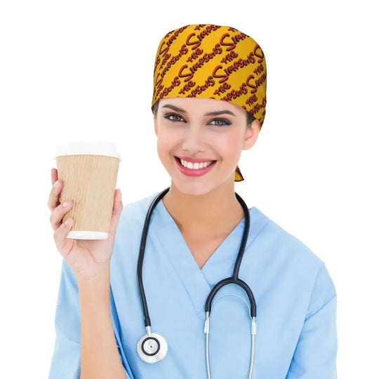 Casquette de travail réglable personnalisée avec explosion de cerveau, casquette chirurgicale des Simpsons, casquette chirurgicale pour infirmier, médecin, chirurgien, pour Chef MedSurgery Store For Digital Health
