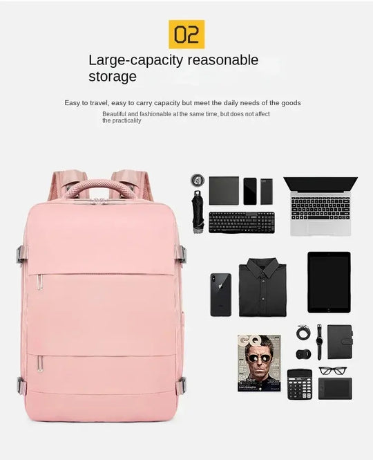 Sac à dos de voyage pour femme, sac à main, sac à dos pour ordinateur portable TSA, sacoche d'infirmière approuvée pour les vols, sac à dos de week-end décontracté MedSurgery Store For Digital Health