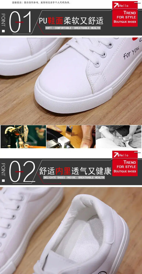 Chaussures de course blanches respirantes pour femmes, nouvelles chaussures décontractées avec lacets et fleurs brodées pour le printemps et l'automne MedSurgery Store For Digital Health