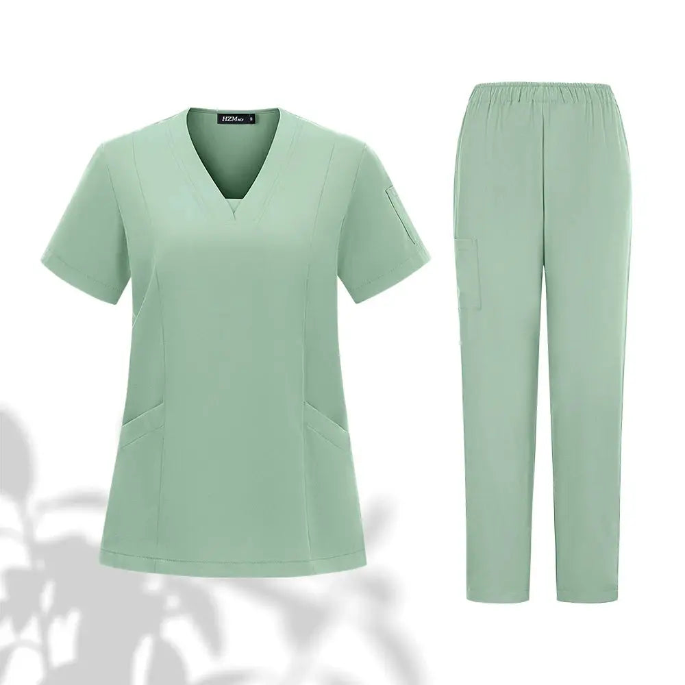 Ensemble d'uniformes médicaux pour hommes et femmes, vêtements de travail pour médecins, infirmières, cliniques dentaires, salons de beauté CJdropshipping
