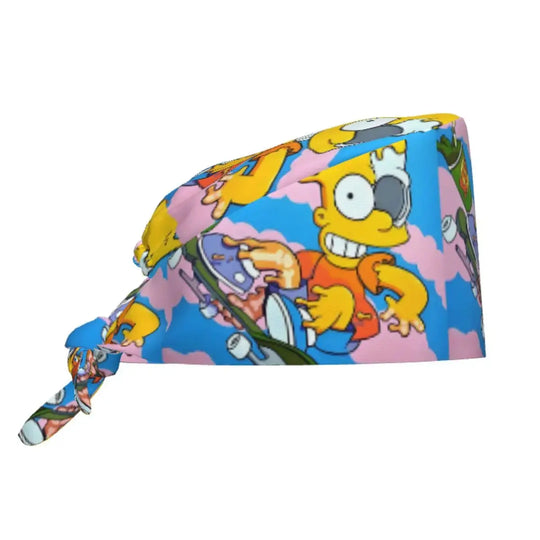 Casquette de travail réglable personnalisée avec explosion de cerveau, casquette chirurgicale des Simpsons, casquette chirurgicale pour infirmier, médecin, chirurgien, pour Chef MedSurgery Store For Digital Health