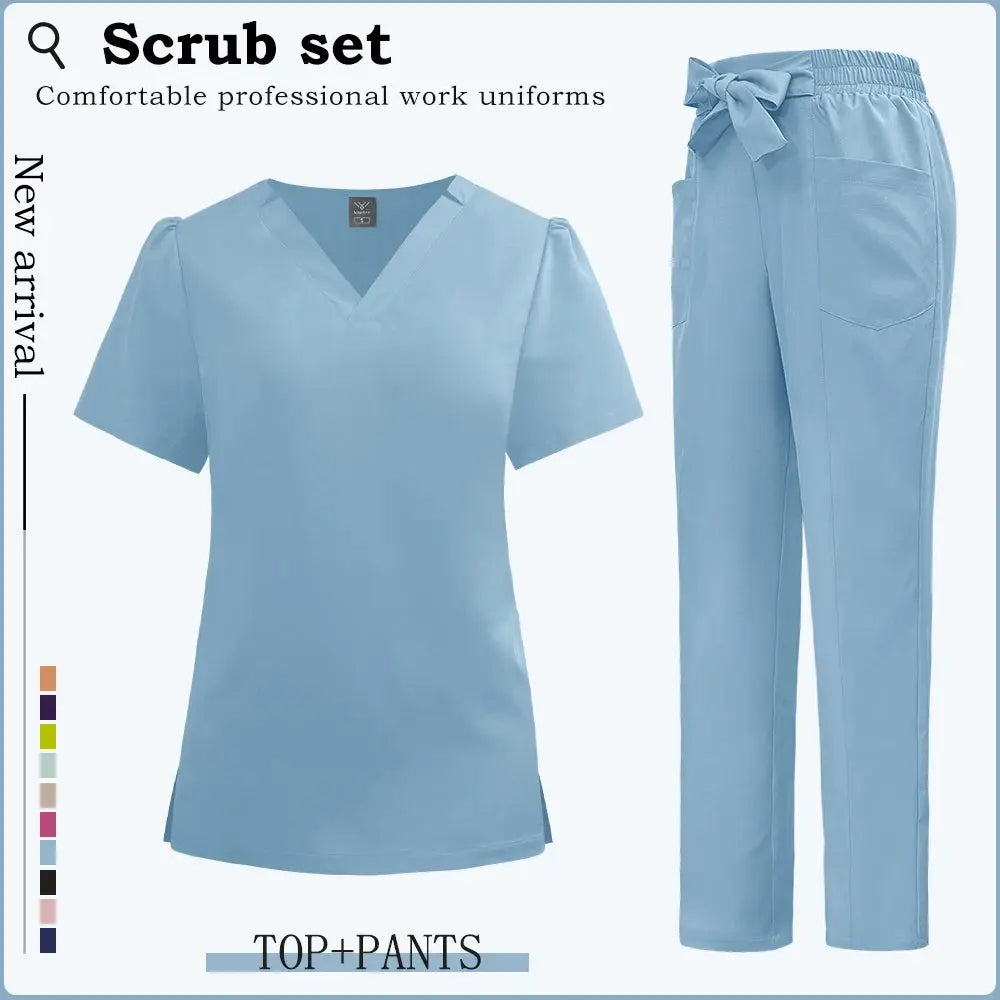 Vêtements de travail à manches courtes pour les cliniques, blouses pour femmes, blouses d'hôpital, combinaisons pour dentistes, accessoires pour infirmières CJdropshipping