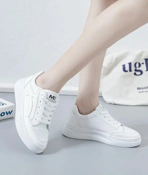 New Women's Shoes, White Winter Sneakers, Breathable Platform Shoes, Women's Tennis Shoes, Women's Casual Fashion Sneakers, Shoes MedSurgery Store For Digital Health