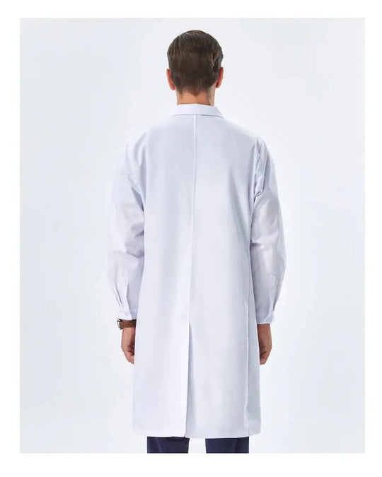 Blouse de laboratoire blanche bon marché pour femmes, hommes, étudiants, chimie, professionnels de la santé, infirmière, manches longues, blouse de médecin XK002 MedSurgery Store For Digital Health