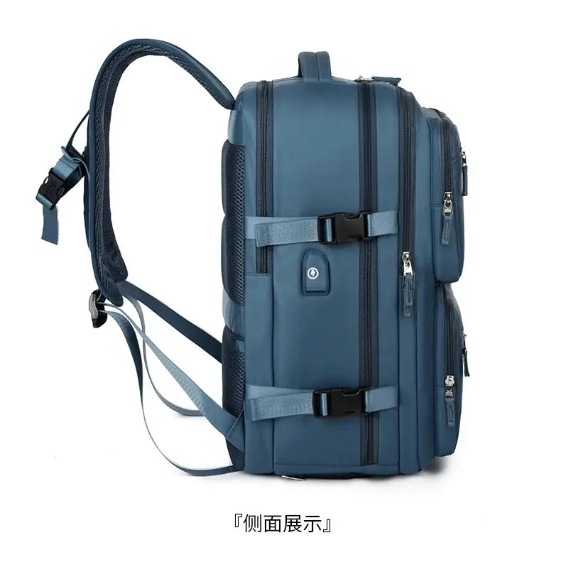 Grand sac à dos de voyage pour femmes et hommes, sac de cabine, sac à dos d'avion imperméable multifonctionnel avec chargement USB, sac à dos antivol MedSurgery Store For Digital Health