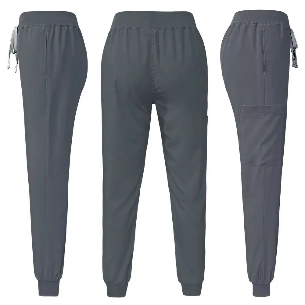 Uniformes médicaux moulants pour femmes, ensembles de blouses, accessoires de soins infirmiers, blouses de chirurgie hospitalière, cliniques dentaires, salons de beauté, vêtements de travail CJdropshipping