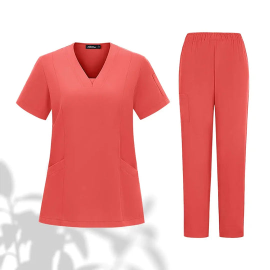 Ensemble d'uniformes médicaux pour hommes et femmes, vêtements de travail pour médecins, infirmières, cliniques dentaires, salons de beauté CJdropshipping