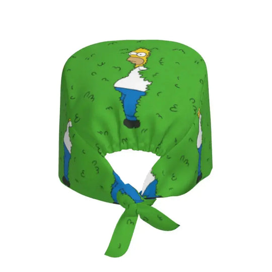 Personnalisé The Simpsons Cartoon Staff Medical Scrubs Hat Men Women Medical Nursing Surgical Scrub Caps MedSurgery Store For Digital Health