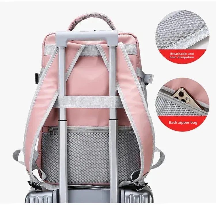 Sac à dos de voyage pour femme, sac à main, sac à dos pour ordinateur portable TSA, sacoche d'infirmière approuvée pour les vols, sac à dos de week-end décontracté MedSurgery Store For Digital Health