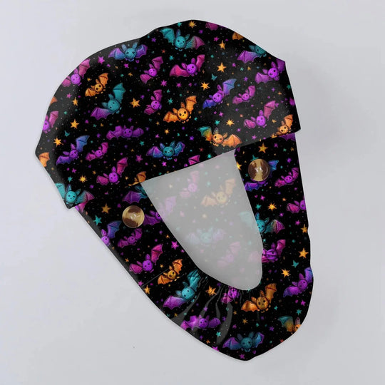 Casquette unisexe de médecin ou d'infirmier avec imprimé Halloween - Casquette de médecin avec imprimé pour le travail médical. Style décontracté en coton, confortable et élégant. CJdropshipping