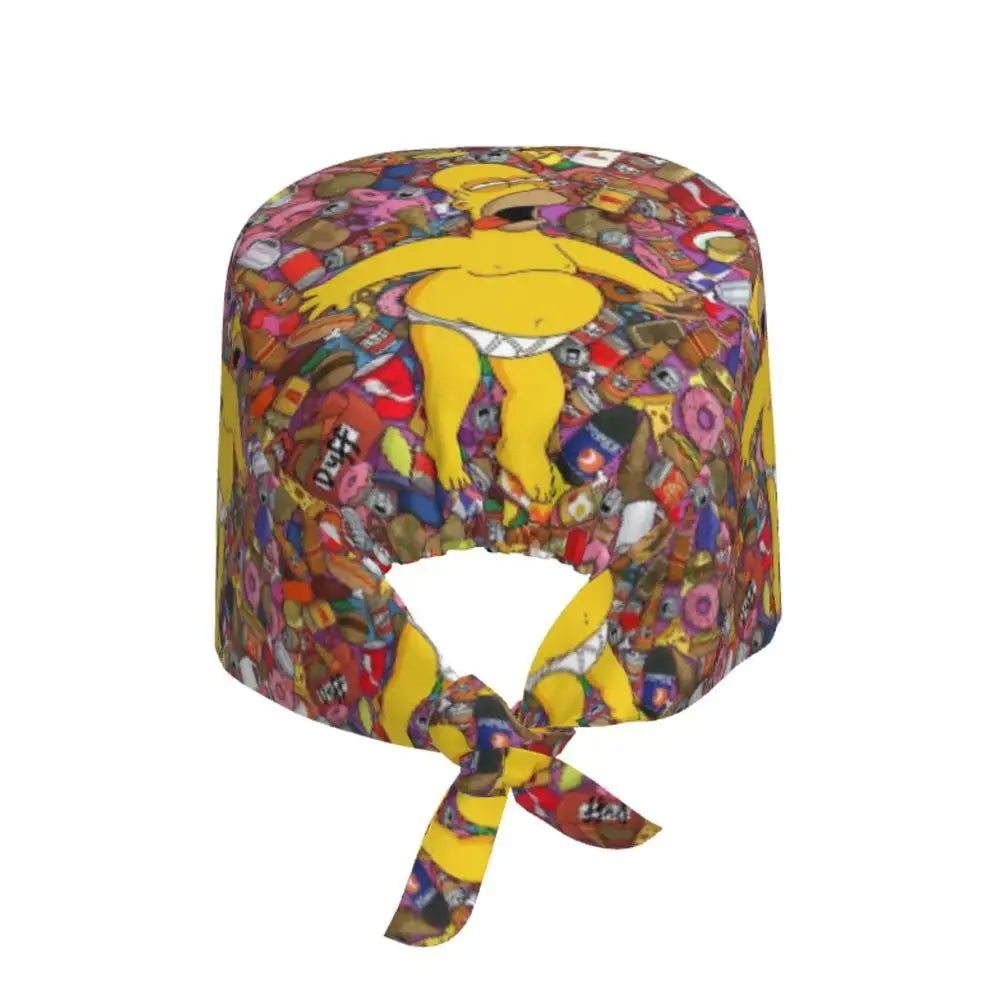 Casquette de travail réglable personnalisée avec explosion de cerveau, casquette chirurgicale des Simpsons, casquette chirurgicale pour infirmier, médecin, chirurgien, pour Chef MedSurgery Store For Digital Health