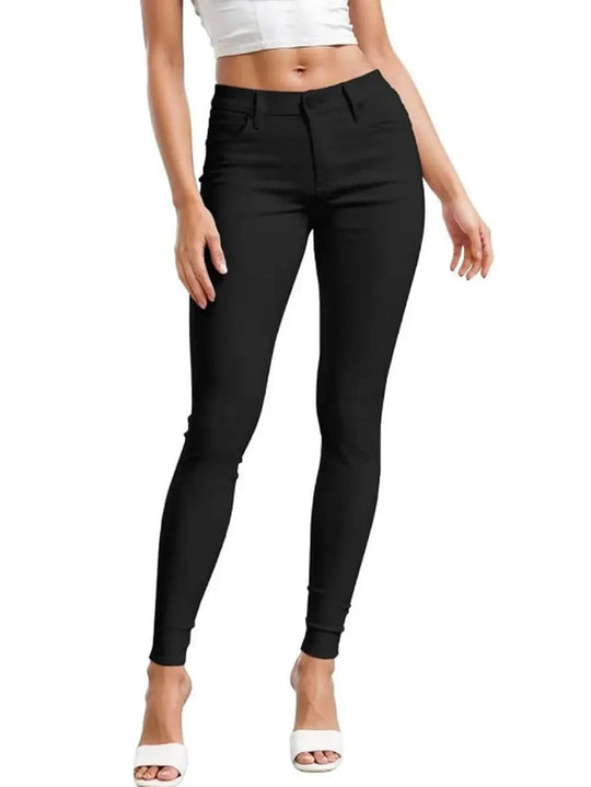 Jeans extensibles en coton pour femmes, pantalons décontractés, blancs, ultra-extensibles, confortables, pour le travail MedSurgery Store For Digital Health