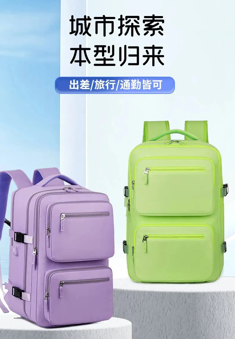 Grand sac à dos de voyage pour femmes et hommes, sac de cabine, sac à dos d'avion imperméable multifonctionnel avec chargement USB, sac à dos antivol MedSurgery Store For Digital Health