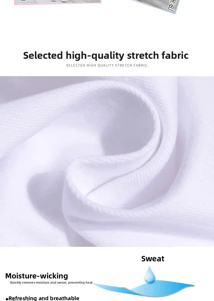 Leggings fins blancs taille haute pour femmes, plonnings adeazant d'été dix-huit, plonnings petit pied sie... MedSurgery Store pour la santé numérique