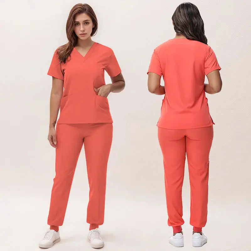 2025 nouvelles blouses de soins infirmiers à col en V, pantalons de jogging, ensembles de blouses de chirurgie, blouses dentaires, blouses d'hôpital, blouses d'hôpital S21 MedSurgery Store For Digital Health