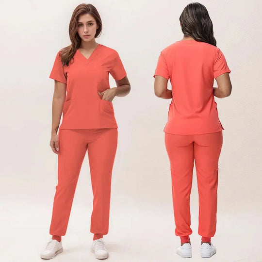 2025 nouvelles blouses de soins infirmiers à col en V, pantalons de jogging, ensembles de blouses de chirurgie, blouses dentaires, blouses d'hôpital, blouses d'hôpital S21 MedSurgery Store For Digital Health